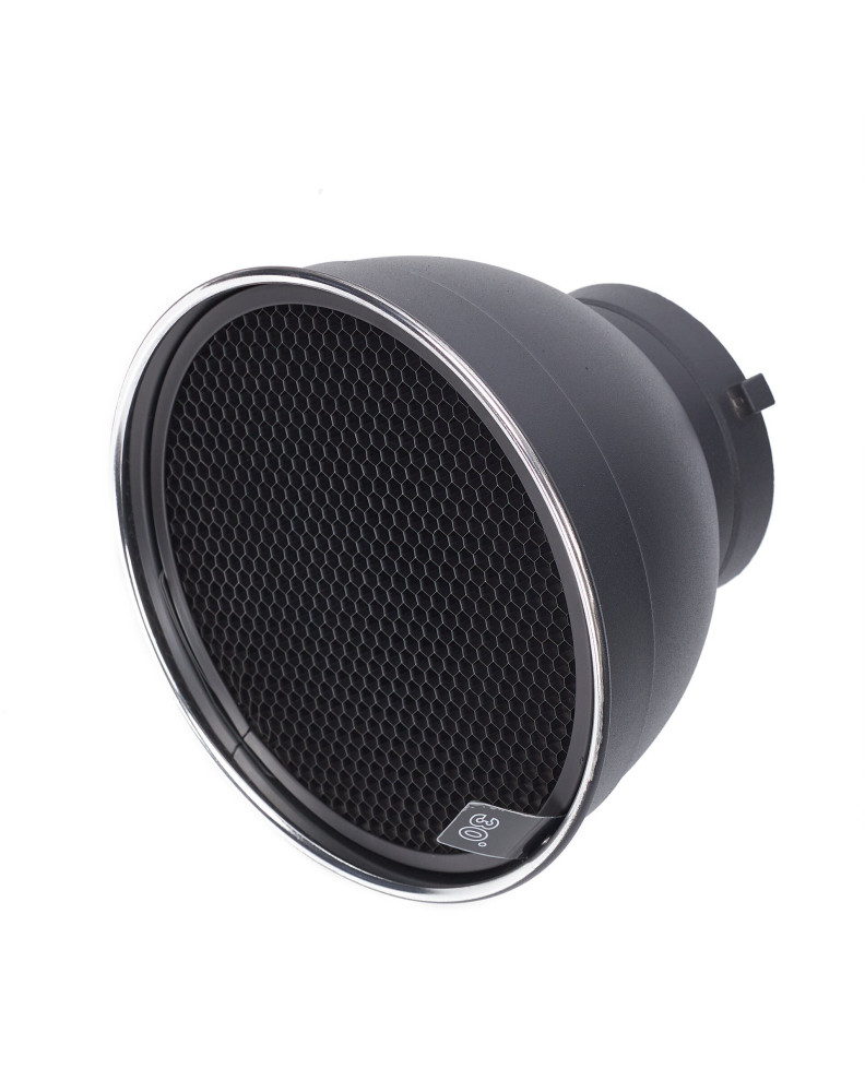 Рефлектор 18см RF-18HC (серебро) с сотовой решёткой, крепление BOWENS фото Fotogrifon