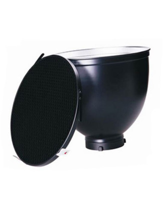 Рефлектор 18см RF-18HC (серебро) с сотовой решёткой, крепление BOWENS фото Fotogrifon