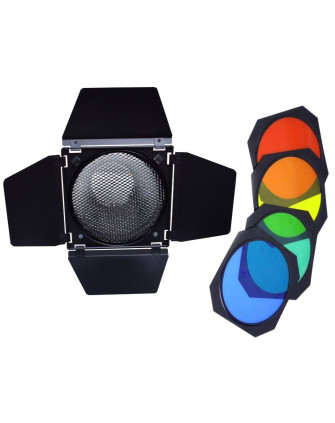 Шторки BD-05 с сотовой решеткой и 4 цветными фильтрами (синий, красный, желтый, белый)