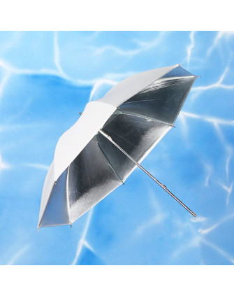 Зонт S-84 (84/100см) серебро на отражение