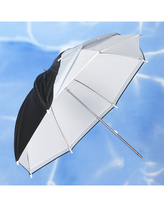 Зонт URN-T216TWB (175/216см) просветный с чехлом (чехол: чёрный-белый)