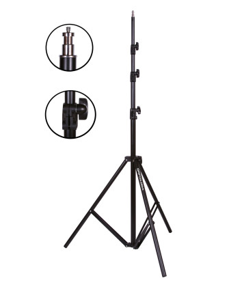 Стойка GRIFON-2400nb (69-240см, D25-22-19-16мм, 4-х секционная) без чехла фото Fotogrifon