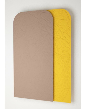 Фон-чехол 2-в-1, 2B1530-11/13 среднекоричневый-жёлтый, 150х300см (для фона на пружине 150х200см)
