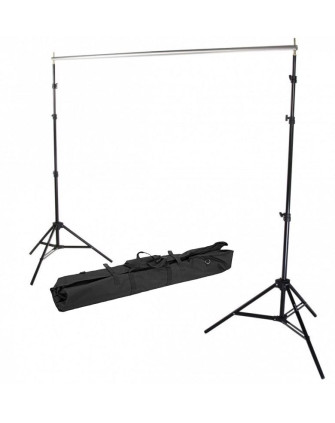 Система установки фона BS-06 max(см): H300см (стойка: Нmax-300см D25-22-19-16см), L310см (перекладина: 4шт. Х 78см)