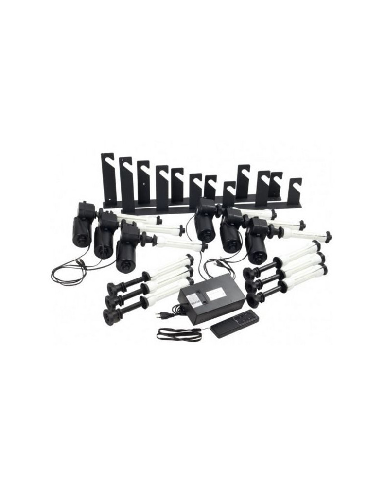Система подъёма 6-и фонов B-6WST (только для бумажных фонов) на моторчиках фото Fotogrifon