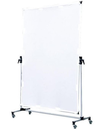 Светоотражающая панель RR-1520T (белая), 150х200-250см, на колёсиках