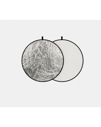 Отражатель R-80 SW (80см) серебряный/белый