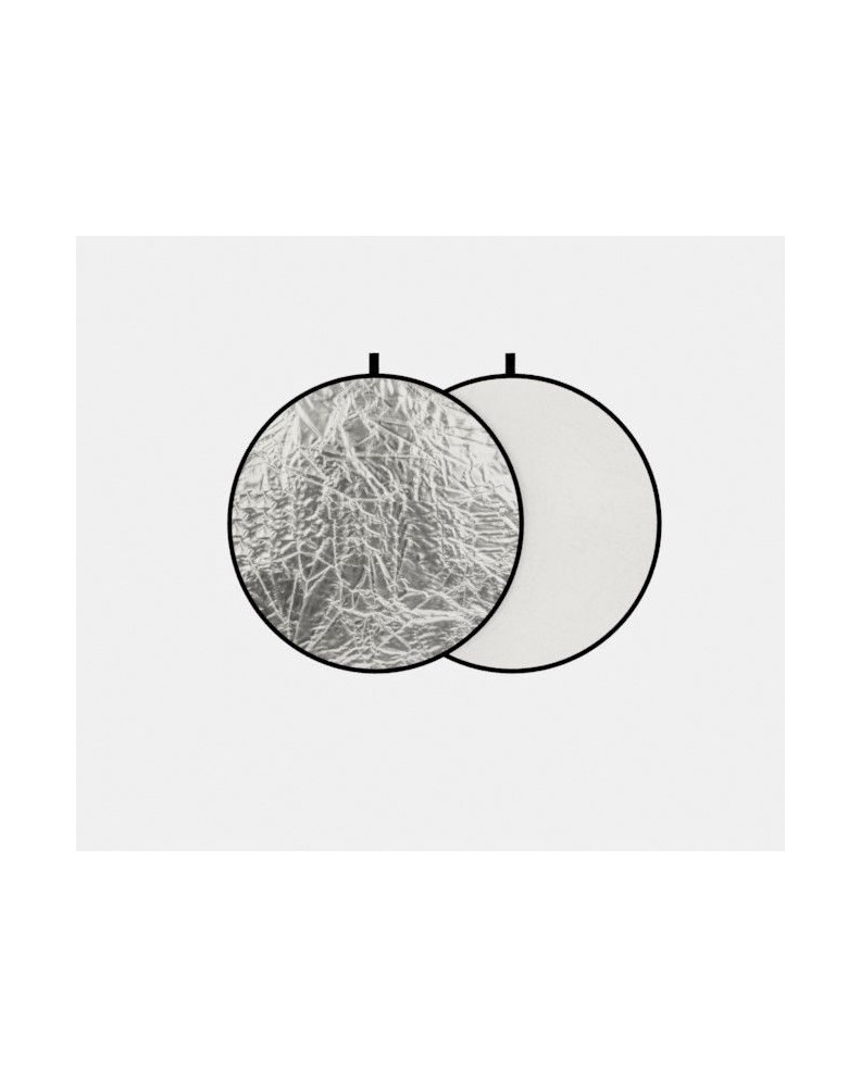 Отражатель R-80 SW (80см) серебряный/белый фото Fotogrifon