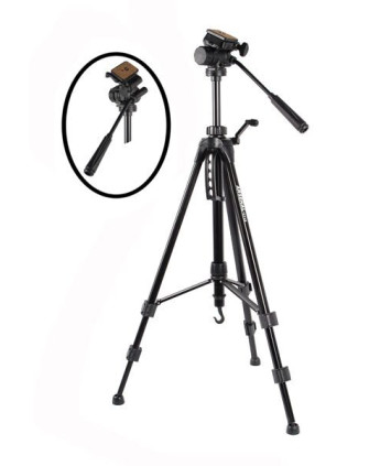 Штатив ARS-3716 для видеокамеры или фотокамеры (H620-1590мм, груз-3кг)