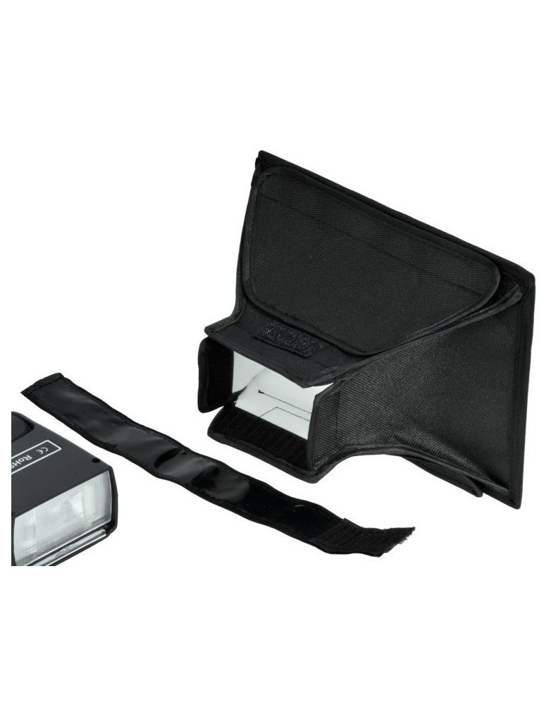 Софтбокс SB 1520 - 15х20см для накамерных фотовспышек (крепление-лента) фото Fotogrifon