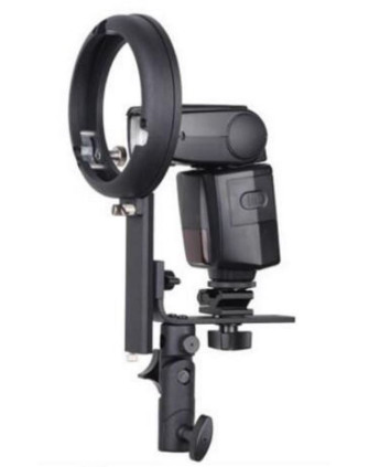 БРЕКЕТ SLB-L (крепление для установки фотовспышки на стойку с использованием студийных аксессуаров) фото Fotogrifon