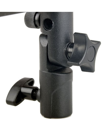 БРЕКЕТ SLB-L (крепление для установки фотовспышки на стойку с использованием студийных аксессуаров) фото Fotogrifon