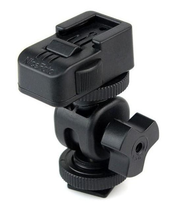 Переходник FLH-04 (мама: 1/4 и 3/8, с другой стороны штырь для внешнего зажима) фото Fotogrifon