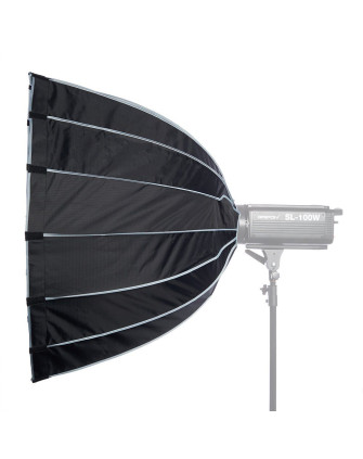 Быстрораскладной параболический софтбокс KU-16 S-90 (16 спиц 90 см) фото Fotogrifon