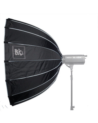 Быстрораскладной параболический софтбокс KU-16 S-120 (16 спиц 120 см) фото Fotogrifon