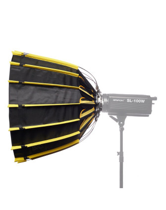 Быстрораскладной параболический софтбокс KU II-16 SW-90 (16 спиц 90 см) фото Fotogrifon