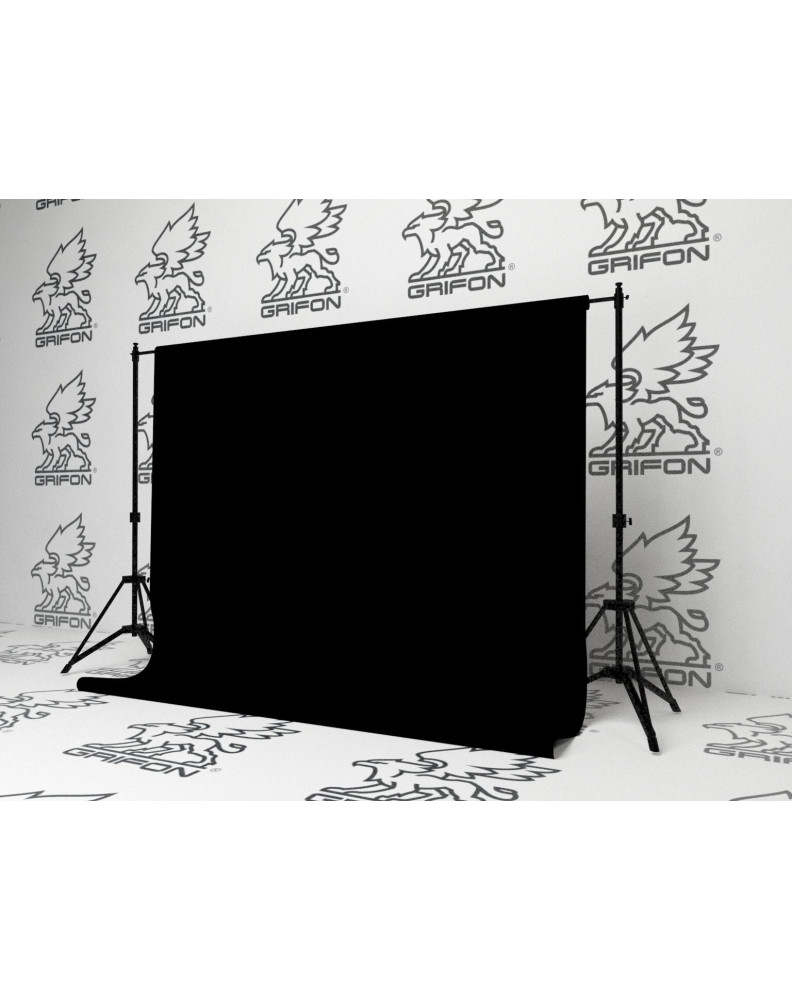 Фон бумажный GRIFON 2,72х10 чёрный TI ( 44 ) фото Fotogrifon