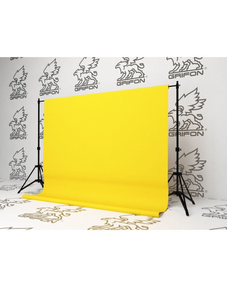 Фон бумажный GRIFON 2,72х10 жёлтый TI ( 14 ) фото Fotogrifon