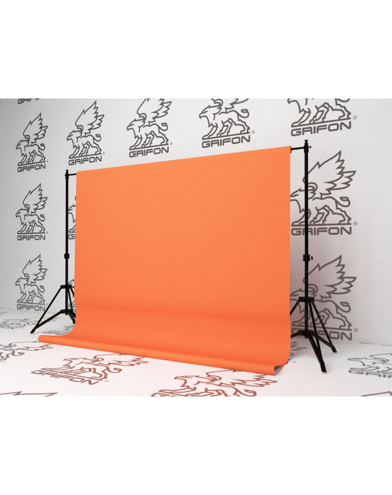 Фон бумажный GRIFON 2,72х10 оранжевый TI ( 39 ) фото Fotogrifon