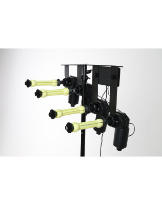 Радиоуправляемая электрическая система подъёма 4-х бумажных фонов B-4WA (только для бумажных фонов) на моторчиках и с пультом ди фото Fotogrifon