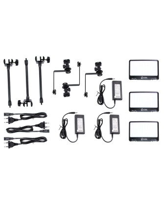 Стол для фотосъёмки DVK-380SL с 3-мя LED-осветителями (80 диодов)