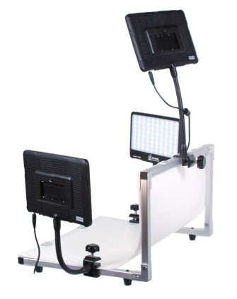 Стол для фотосъёмки DVK-380SL с 3-мя LED-осветителями (80 диодов) фото Fotogrifon