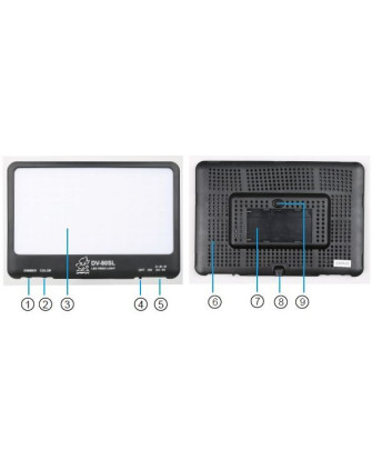 Стол для фотосъёмки DVK-280SL с 2-мя LED-осветителями (80 диодов) на гибких штангах фото Fotogrifon