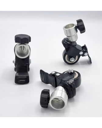 Ролики B-22 Т для стоек (комплект - 3 штуки с тормозом ) фото Fotogrifon