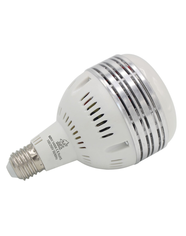 Лампа LED LFV-Q60W 105 диодов (встроенный вентилятор охлаждения) фото Fotogrifon