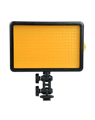 LED-осветитель LED-308C для фотокамеры (308 диодов), дисплей, без пульта дистанционного управления, Т3300-5600К фото Fotogrifon