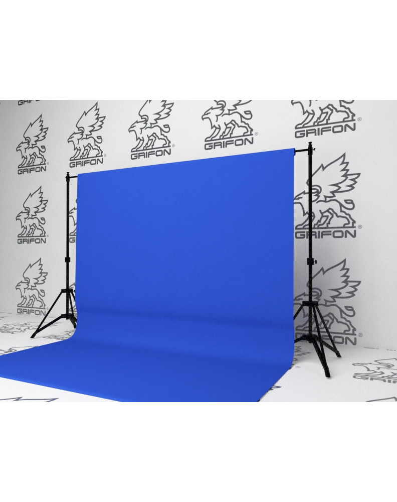 Фон тканевый B-115 (300х700см) синий PhotoShop фото Fotogrifon