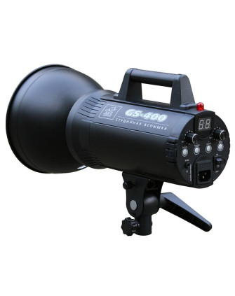 Вспышка студийная GEMINI GS-400 II (400Дж+пилот:150Вт) байонет BOWENS фото Fotogrifon