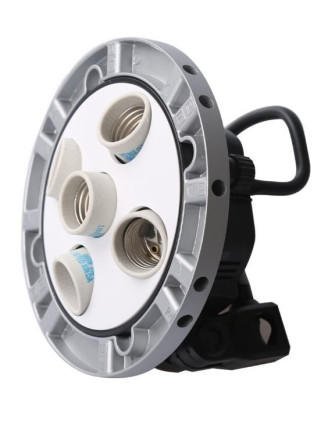 Осветитель TL-5 постоянного света 5-и ламповый (цоколь Е27) металлический фото Fotogrifon