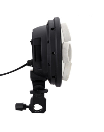 ОСВЕТИТЕЛЬ FL-305A постоянного света 4-х ламповый (цоколь Е27) пластмассовый с креплением для зонта фото Fotogrifon