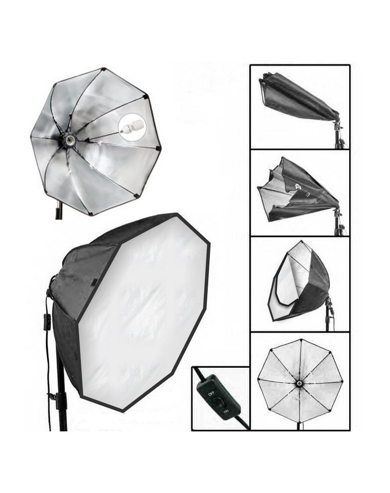 Октабокс SB-OB6AC быстрораскладывающийся с патроном цоколем Е27 фото Fotogrifon