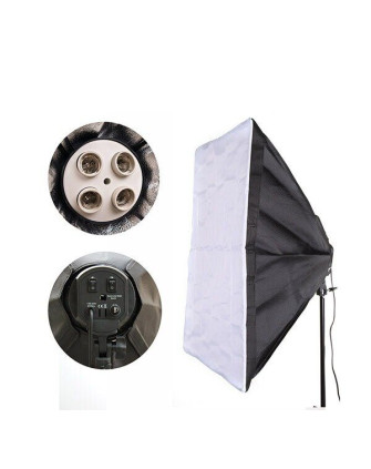 Софтбокс SB-5070arn (50х70см) без адаптерного кольца для установки на осветители постоянного света FL-305 фото Fotogrifon