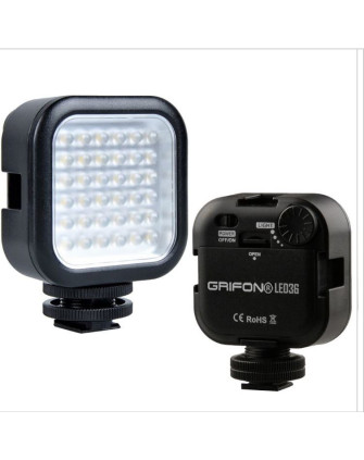 LED-осветитель LED-48ring для фотокамеры (48 диодов) кольцевой (комплект колец для объективов) фото Fotogrifon