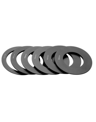 LED-осветитель LED-48ring для фотокамеры (48 диодов) кольцевой (комплект колец для объективов) фото Fotogrifon