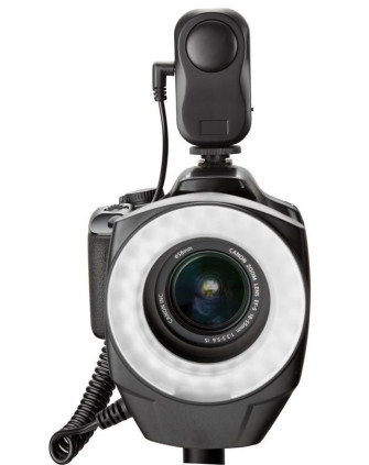 LED-осветитель LED-48ring для фотокамеры (48 диодов) кольцевой (комплект колец для объективов) фото Fotogrifon