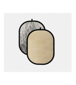 Отражатель 2-в-1 золото-серебро в полоску